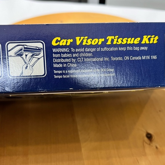 NIB - Tempo Car Visor Tissue Kit - Picture 5 of 5